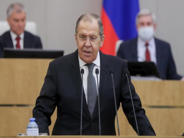 Russia’s foreign minister claims that NATO wants to pull Ukraine into the alliance