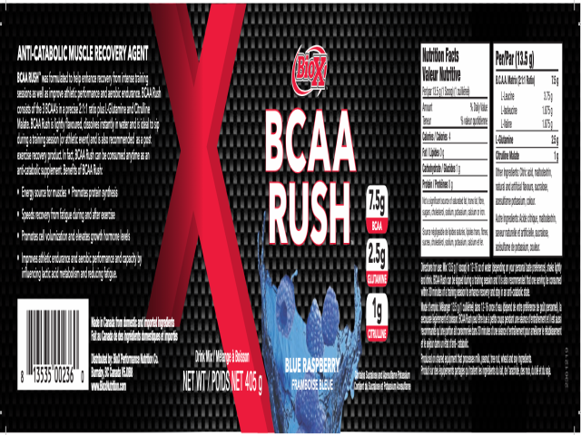 BioX BCAA Rush - Energy Hotspot for Muscles 